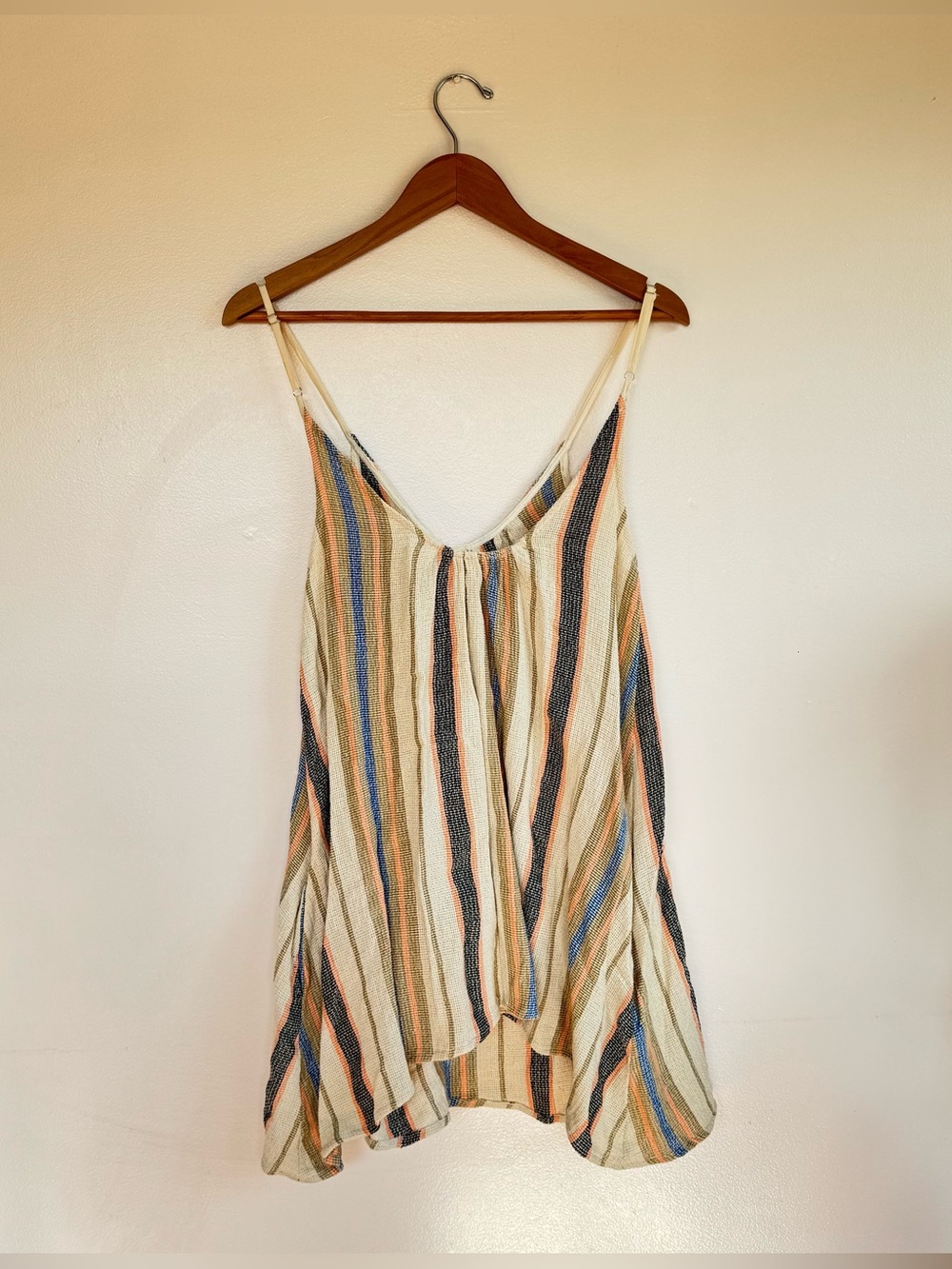 Elan 100% Cotton Minimalist Coastal Beach Cover-Up Dress - XS - Picture 2 of 8